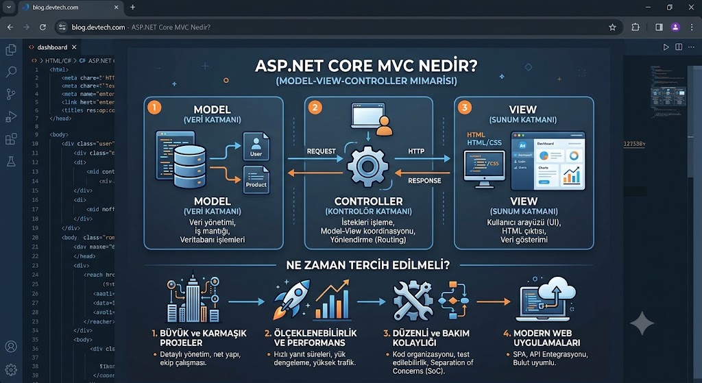 ASP.NET Core MVC Nedir, Ne Zaman Tercih Edilmeli?