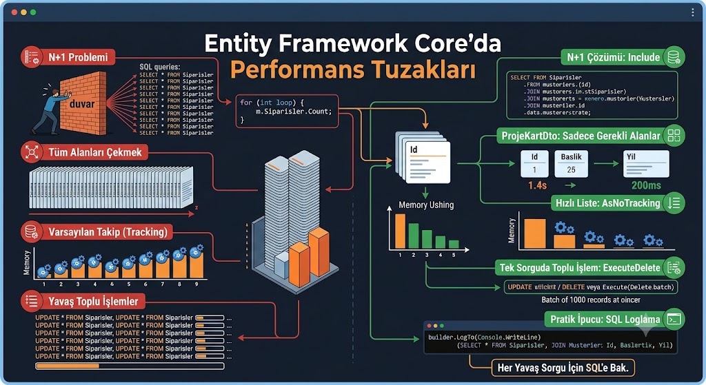 Entity Framework Core'da Performans Tuzakları